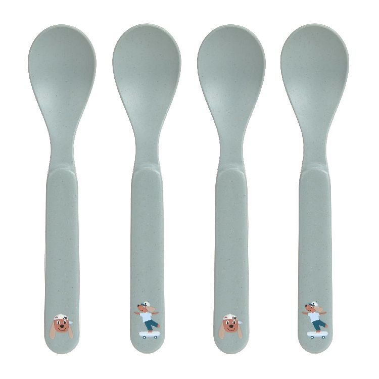 Bestek Laessig Spoon Set, lepel | Tiny Team Dog
