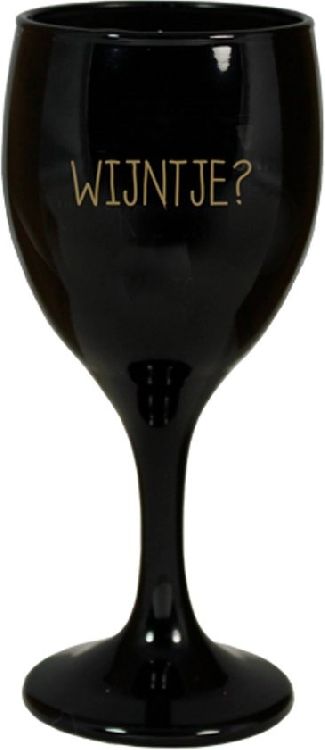 KAARS Sojakaars, wijnglas, zwart, tekst: wijntje?, geur: warm cashmere, 1st
