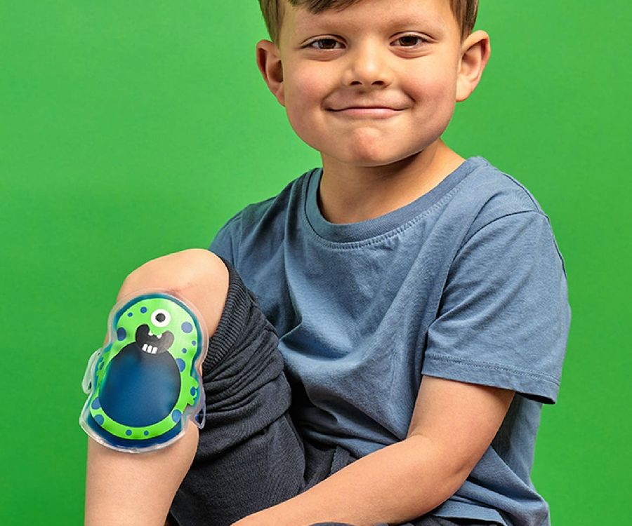 WONDVERZORGING 1st, Kidoki Oopsie Monster Hot&Cold Pack, monster, assortiment, geel/roze/groen