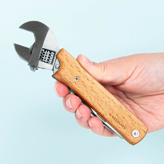 GADGET 1st, Wooden Wrench Multi Tool, 8 functies