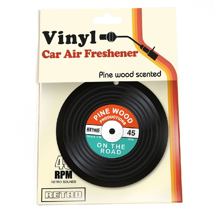 AUTOPARFUM 1st, Luchtverfrisser, Vinyl, zwart, rond, geur: pinewood