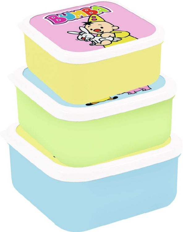 Snackdoos Bumba 3 bewaardozen, 3 stuk(s) | Bumba Lunch