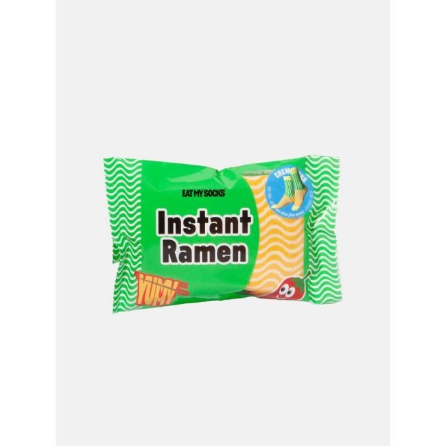 KOUSEN klassiek model, Instant Ramen, Chili, groen/geel, one size, fits all, 1 paar