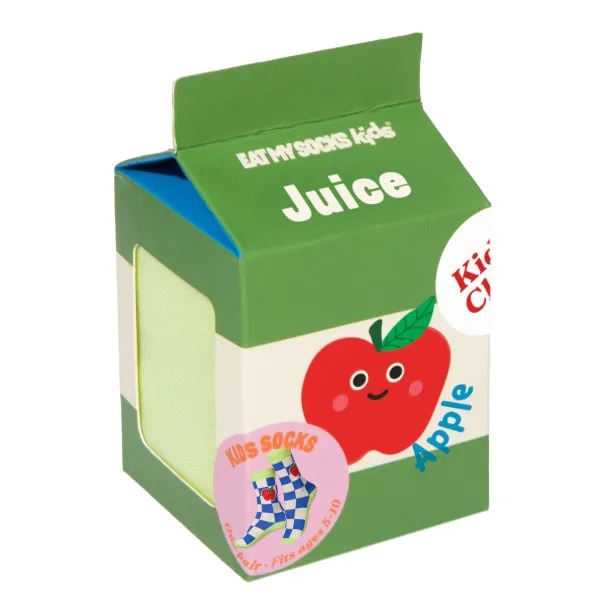 KOUSEN klassiek model, Juice Apple, groen/wit/blauw, kids, 28-35, 1 paar