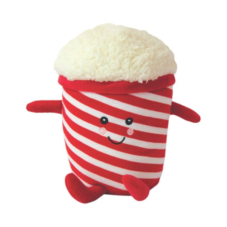 WARMTEKUSSEN 1st, Aroma Home Poppy Popcorn Microwavable Hottie, rood/ecru, gezichtje