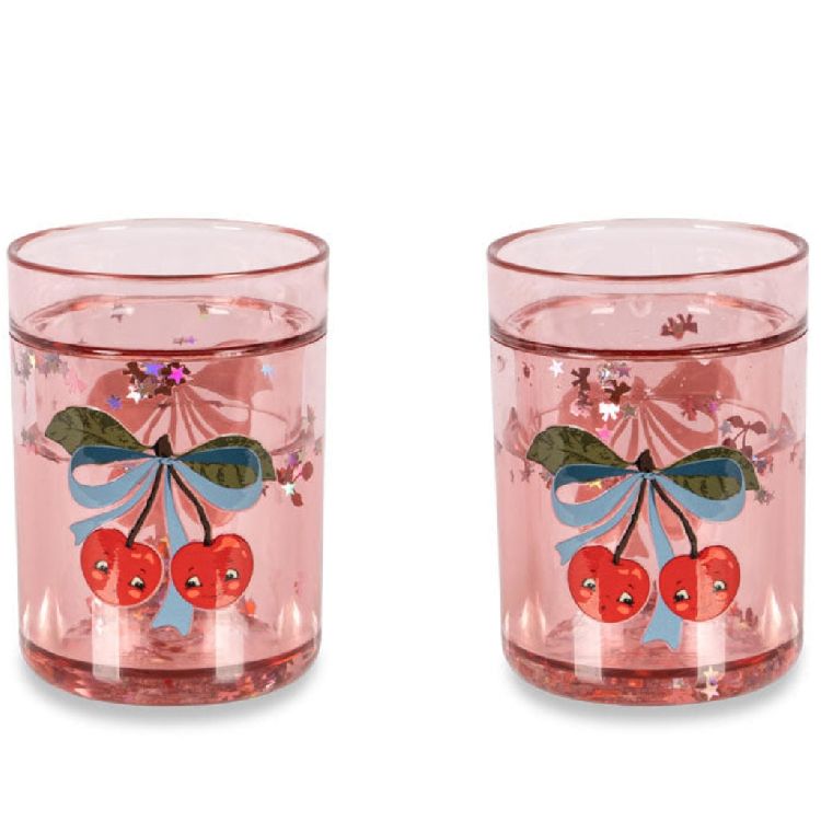 Drinkbeker Konges Slojd 2 Pack Glitter Cups