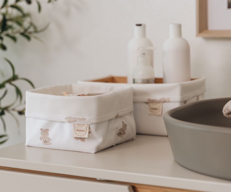 Mand voor was- en verzorgingstafels Pericles Storage bag set | Bear