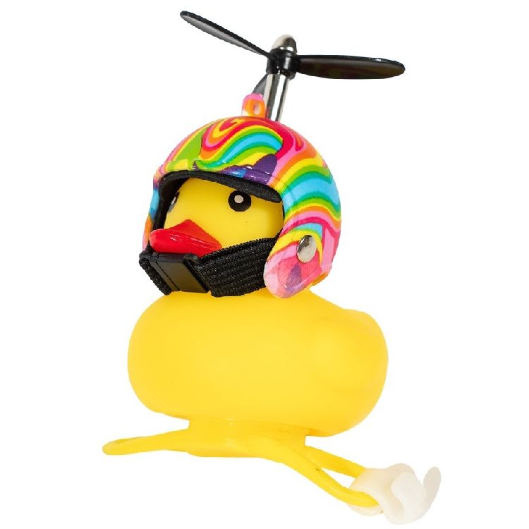 FIETSBEL 1st, Bike Duck Flower Power, eend