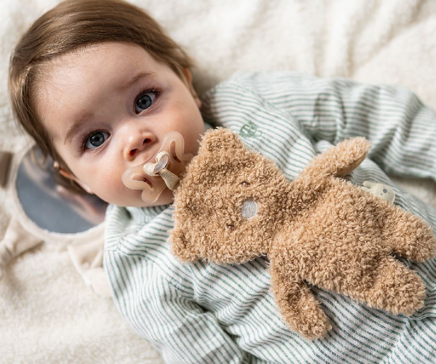 Fopspeendoekje Nattou, Doudou pacifinder Bear | Teddy