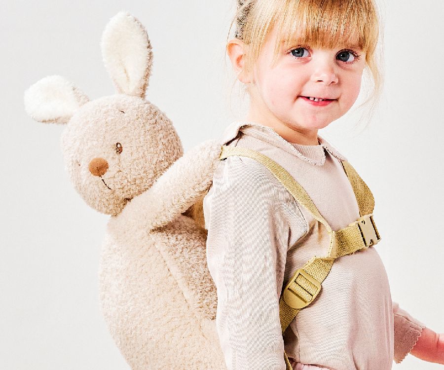 Rugzak Nattou Backpack Cuddly Bunny | Teddy