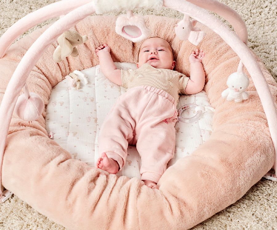 Speeltapijt met speelboog Nattou Stuffed playmat with arches | FanFan
