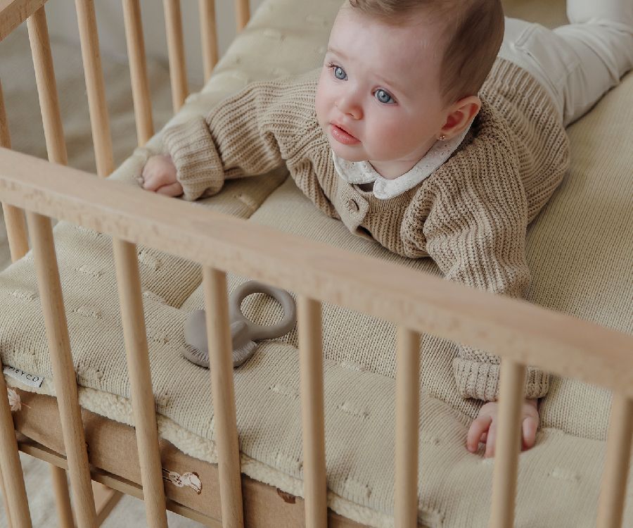 Hoeslaken Meyco Baby, geschikt voor park | Forest Animals sand