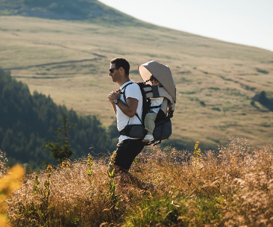 Rugdraagzak Moov & Hike+ bruin, dune 