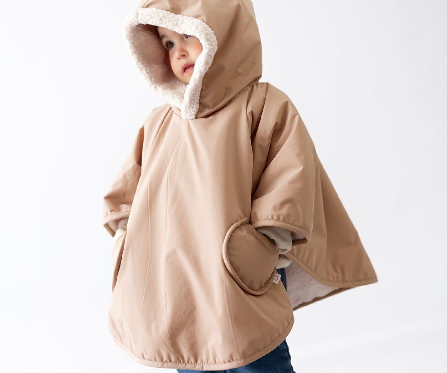 Poncho Bemini Reisponcho Rainy Teddy, jas | Rainy natural