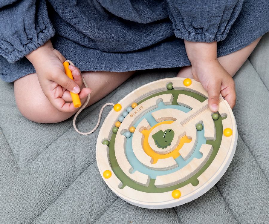 Speelbord Trixie Round magnetic maze | Mr. Dino Playtime/Mr. Lion Playtime/Mrs. Cat Playtime