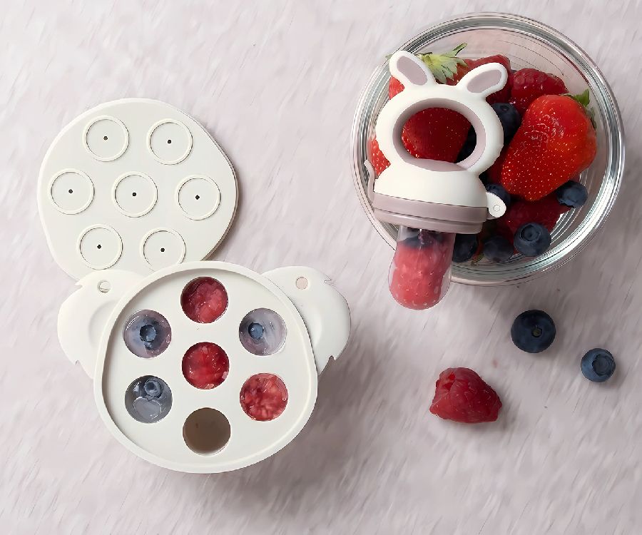 Bewaarpotje BoJungle Fruit feeder freezer tray, 1 stuk(s)