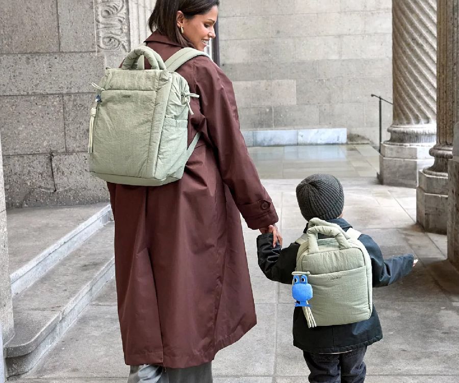 Verzorgingstas Laessig Minoa backpack, rugzak met luiermat