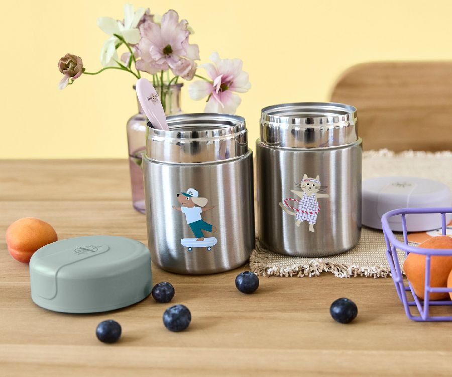 Thermos pot / food jar Laessig Food Jar | Tiny Team Cat