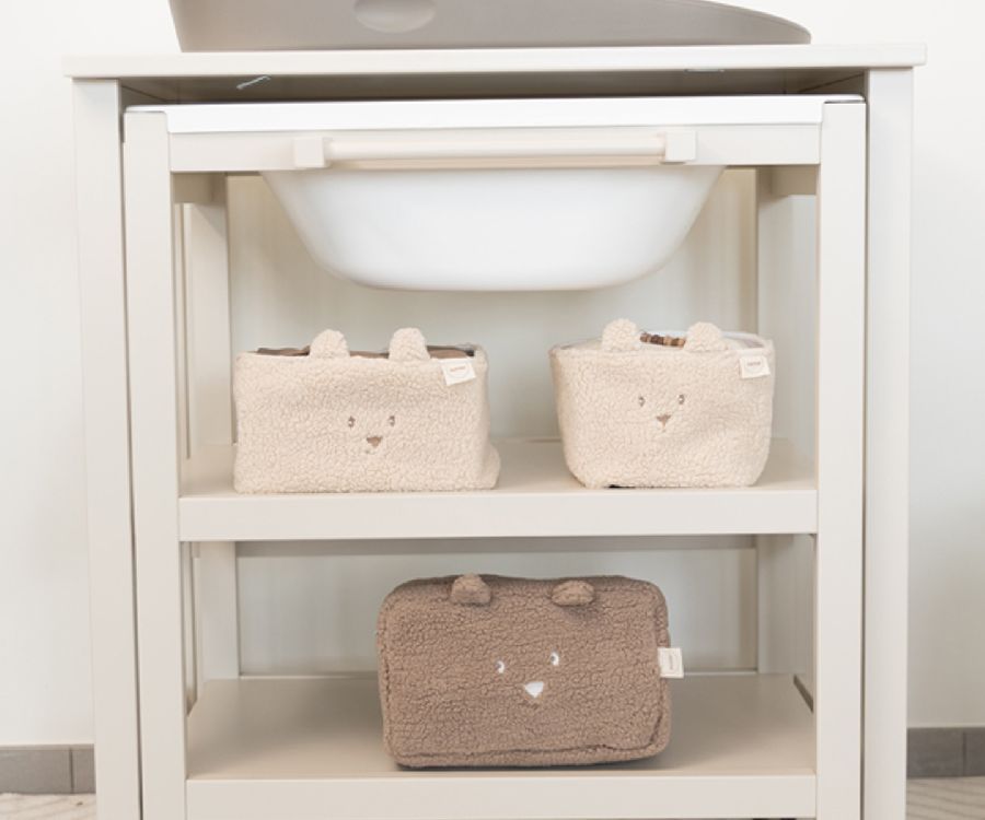 Mand voor was- en verzorgingstafels Pericles Storage bag set | Bear