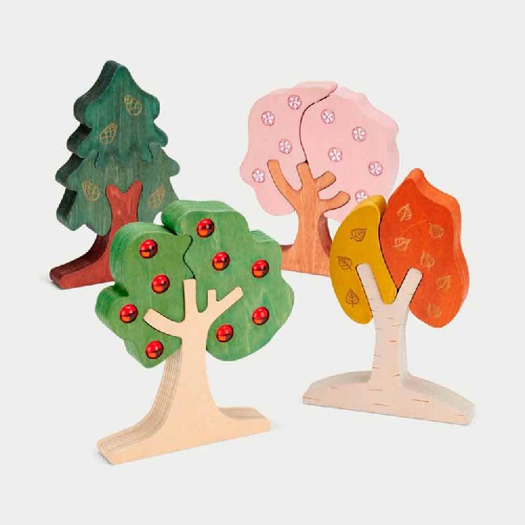 Losse vormen & figuren TickiT Seizoensgebonden edelsteenbomen