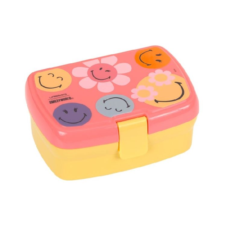 Brooddoos Laessig Lunchbox | SmileyWorld dusty rose