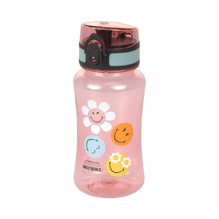 Drinkfles Laessig Drinking Bottle | SmileyWorld dusty rose