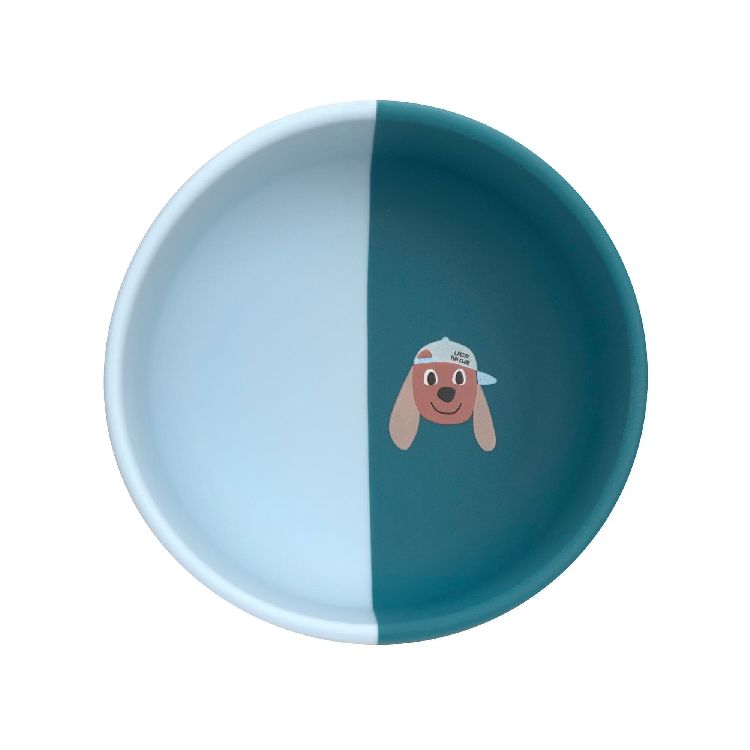 Bord Laessig Silicone Bowl, kom | Tiny Team Dog