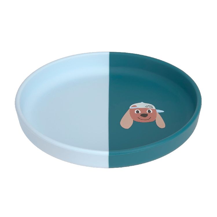 Bord Laessig Silicone Plate, plat bord | Tiny Team Dog