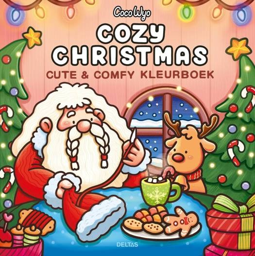 Kleurboek DELTAS Coco Wyo Cozy Christmas Cute & Comfy kleurboek