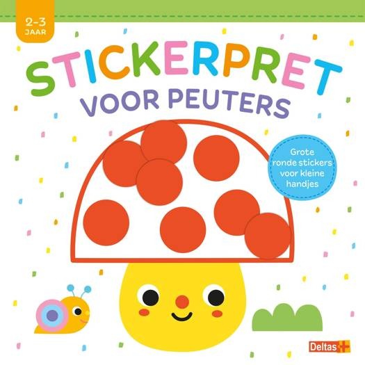 Stickerboek DELTAS Stickerpret voor peuters