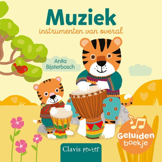 Interactief boek Clavis Muziek instrumenten van overal | geluidenboek