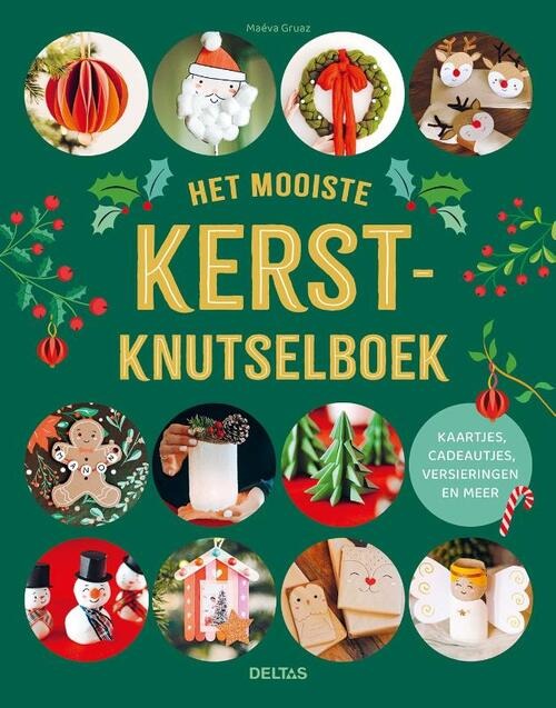Interactief boek DELTAS Het mooiste kerstknutselboek | zoekboek