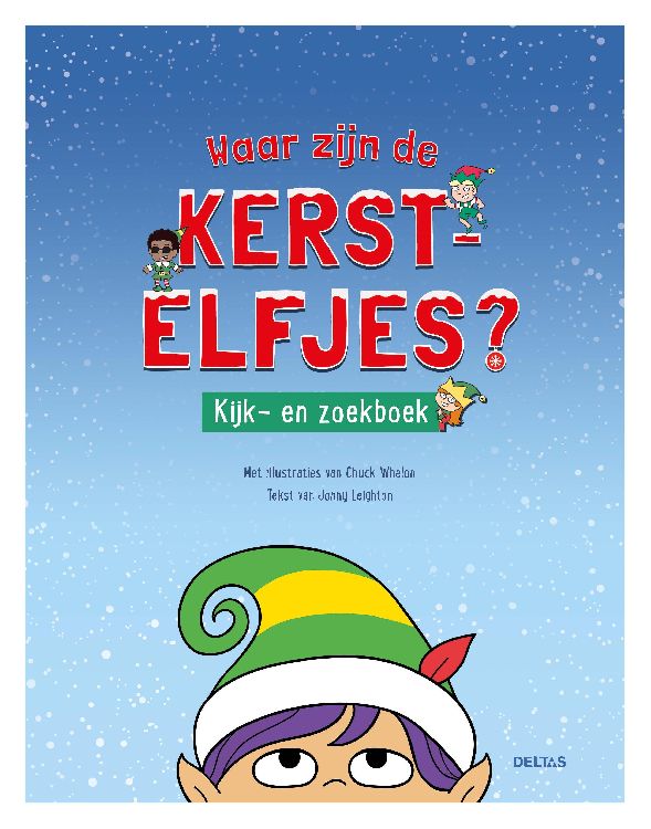 Interactief boek DELTAS Waar zijn de kerstelfjes? Kijk- en zoekboek | zoekboek