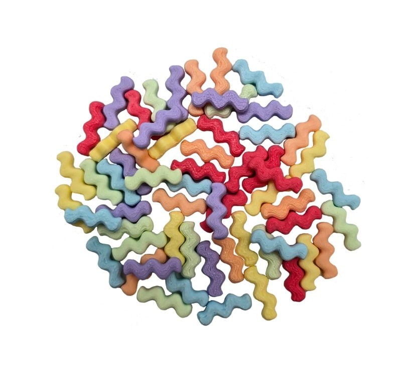 Losse vormen & figuren Grennn Mini waves | Wave