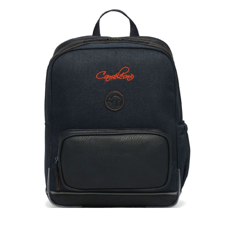 Rugzak Cameleon | Vintage Urban Navy Orange Stitching
