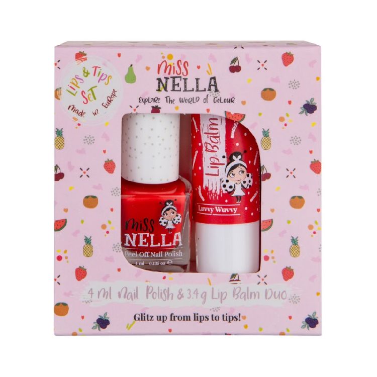 VERZORGINGSSET Duopack, nagellak MN7 +  Lippenbalsem Luvvy Wuvvy,  vezorgingsproduct