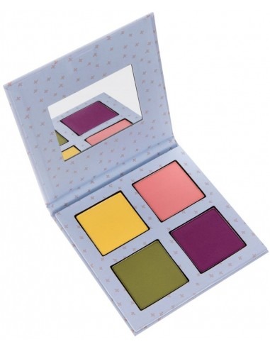 OOGSCHADUW Candy Fantasy, Palette Eye &  cheek, roze/paars, met  oogschaduwborsteltje, verzorgingsproduct