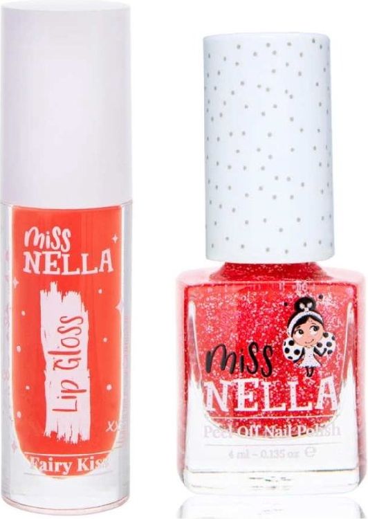 LIPPENBALSEM/NAGELLAK Duo MN48 & Gloss  Fairy Kiss, roze, verzorgingsproduct