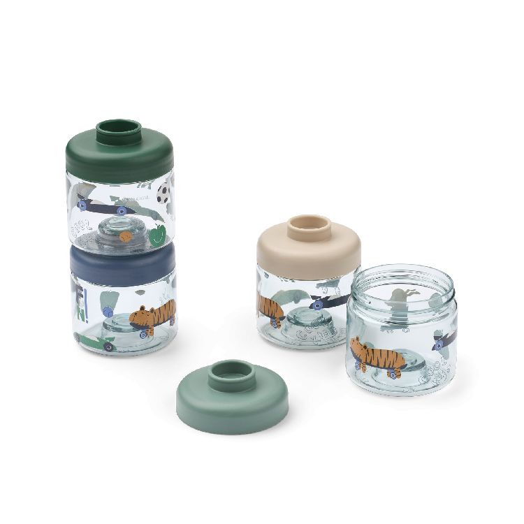 Bewaarpotje Liewood Dominique 4Pack, 4 stuk(s) | Fun