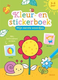Stickerboek DELTAS Mijn eerste woordjes kleur- en stickerboek