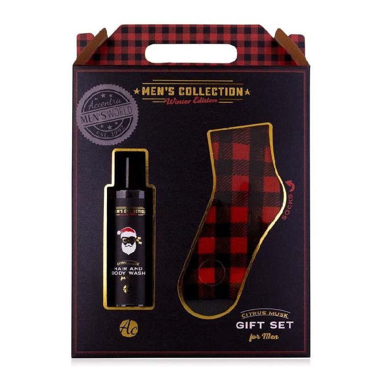 SHAMPOO / FLESOPENER Men's Collection W1, 100 ml bodywash + 1 flesopener in vorm van bierflesje, geschenkset
