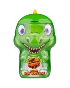 SHAMPOO Dinopark, 2in1 shampoo & bodywash, 400ml, geur: appel fruitig