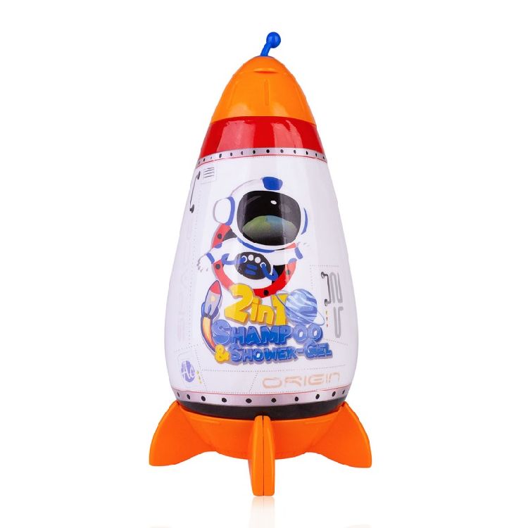 SHAMPOO Take Me To The Moon raket, 2in1 shampoo & bodywash, 400ml, geur: oceaan