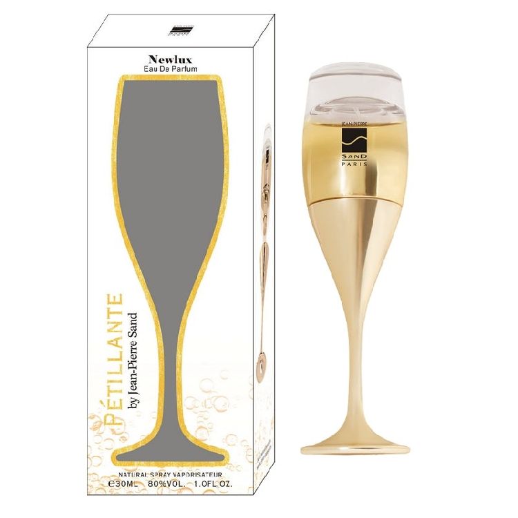 EAU DE PARFUM 1st, Newlux Champagne Glass Gold, 30 ml, verzorgingsproduct