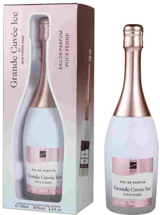 EAU DE PARFUM 1st, Grand Cuveé Ice Woman, champagnefles, 100ml, verzorgingsproduct