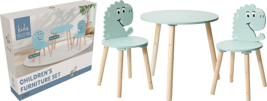 Kindertafel Tafel en Stoeltjes 3-delig