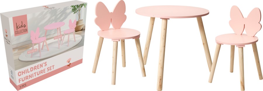 Kindertafel Tafel en Stoeltjes 3-delig