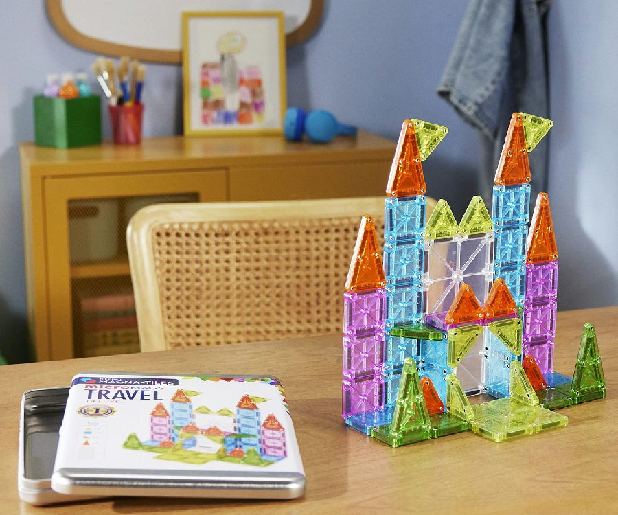 Magnetisch speelgoed Magna-Tiles microMAGS Travel deluxe