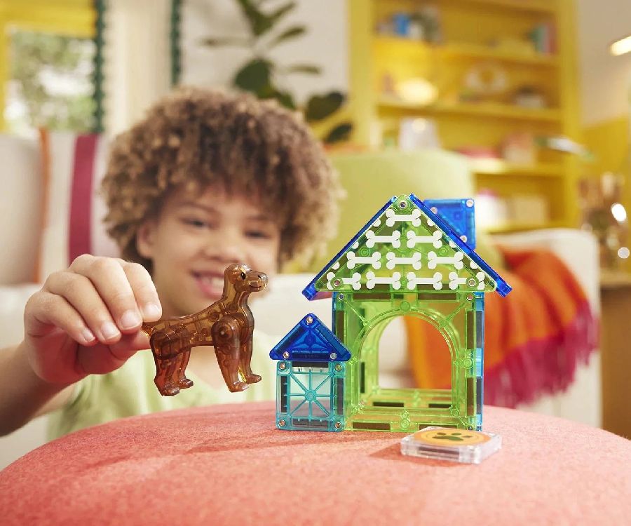 Magnetisch speelgoed Magna-Tiles Dog house