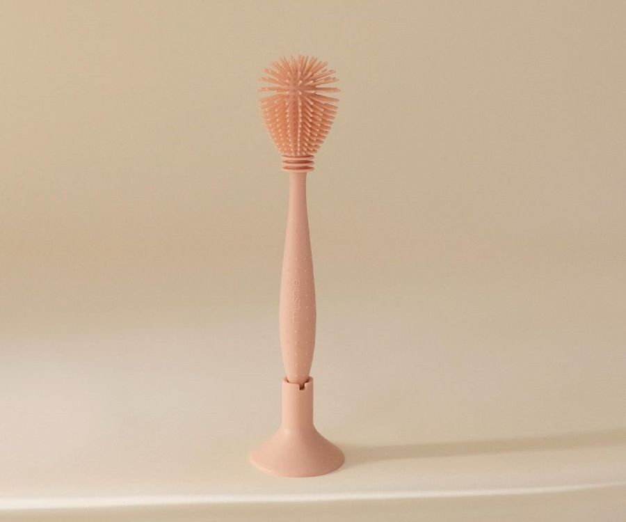 Flessenborstel Mushie Silicone baby bottle brush